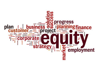 Equity word cloud