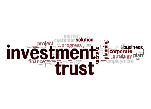 Investment trust word cloud