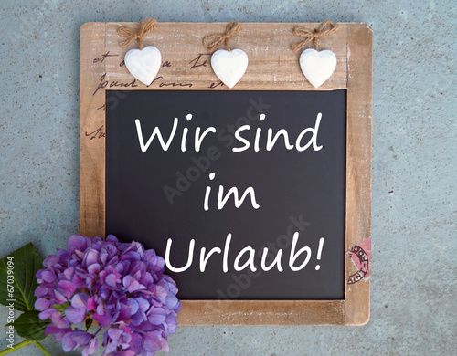 "Wir sind im Urlaub!" Stockfotos und lizenzfreie Bilder auf