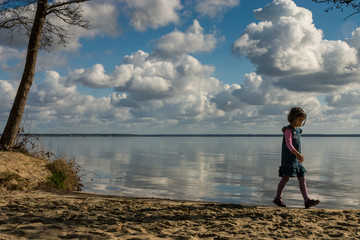 promenade au bord du lac