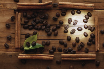 texture of coffee and cinnamon