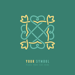 Vector abstract emblem