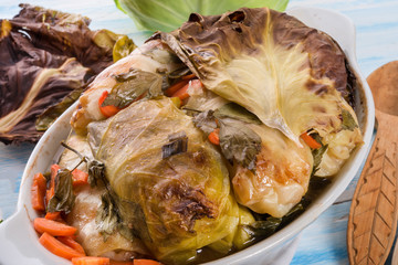 baked cabbage rolls