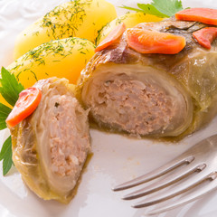 baked cabbage rolls