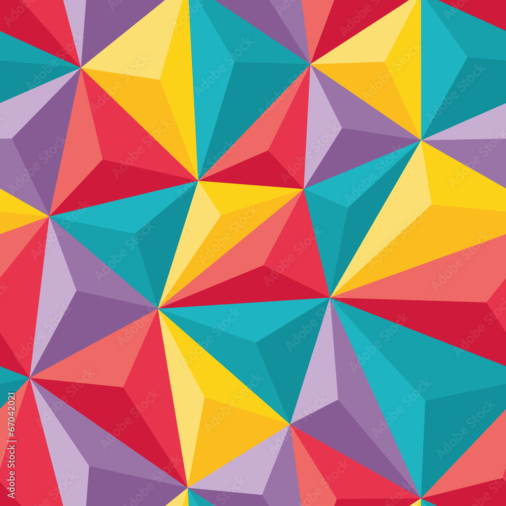 Poster abstract seamless background - geometric vector pattern
