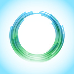 Abstract technology circles vector background