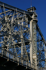 Metalltreppe am blauen Wunder – Dresden