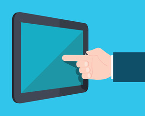 smart concept flat design, vector