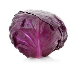 Obraz premium red cabbage on a white background