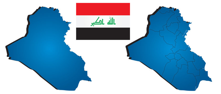 Vector map Iraq