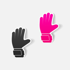 Obraz premium realistic design element: gloves