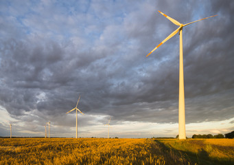 Turbiny wiatrowe,Niemcy © Mike Mareen