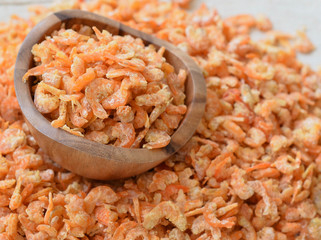 dried shrimp in cup