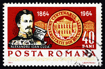 Postage stamp Romania 1964 Alexandru Ioan Cuza