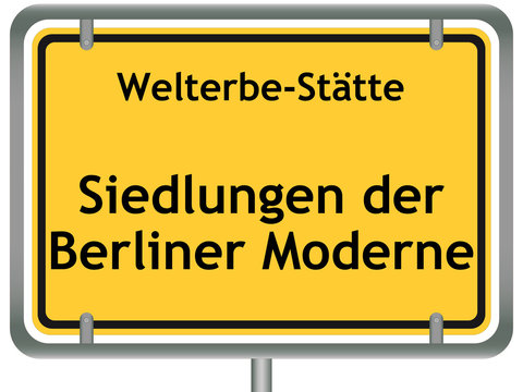 Welterbe-St&auml;tte Siedlungen Berliner Moderne