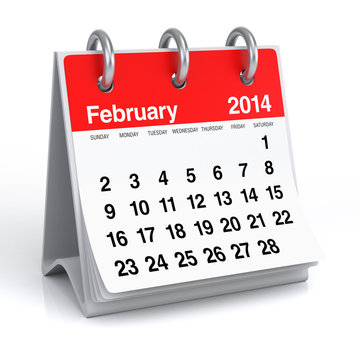 February 2014 - Calendar