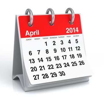 April 2014 - Calendar