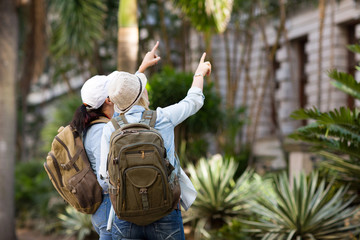 tourists sightseeing