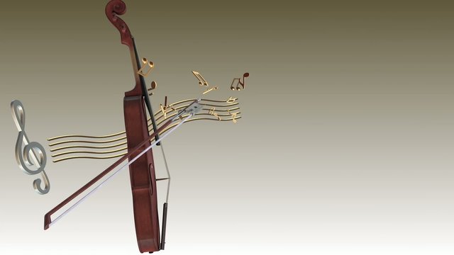 violin music notes background