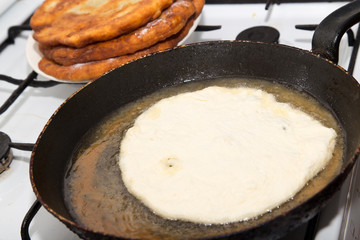 cakes in the pan