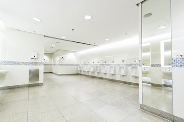 interior of private restroom