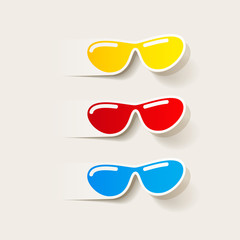 realistic design element: sunglasses