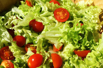 gemischter Salat / Tomanten - grüner Salat