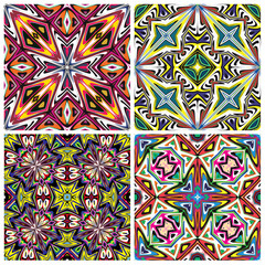 Ceramic Tile Pattern in Mediterranean Style