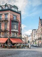 Crédence de cuisine en verre imprimé Bruxelles Quartier du Sablon à Bruxelles