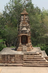 Tempelstadt Khajuraho in Indien