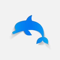 realistic design element: dolphin