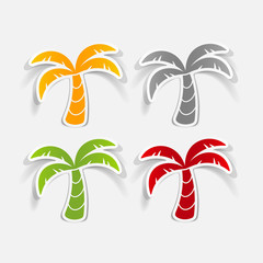 realistic design element: palm