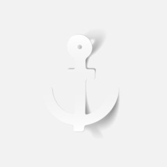 realistic design element: anchor
