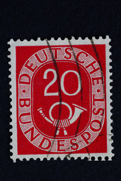 Posthor_alte Deutsche Briefmarke 3