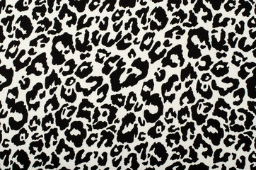  Black and white leopard pattern.Animal print as background. - 67063262