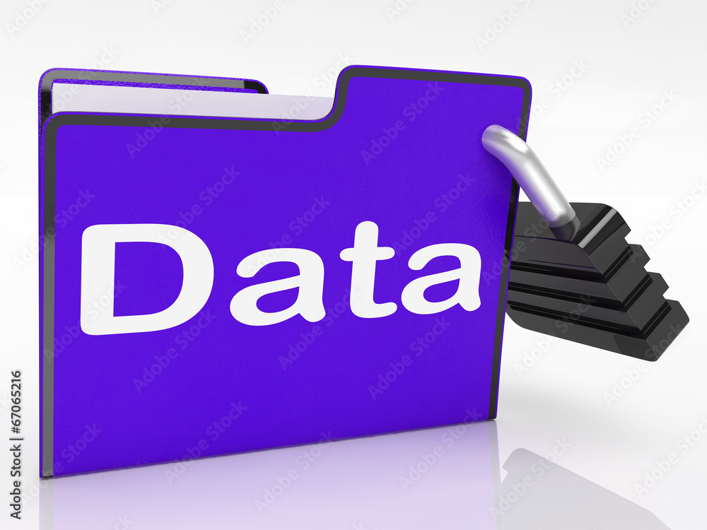 Poster file security represents folders organization and folder