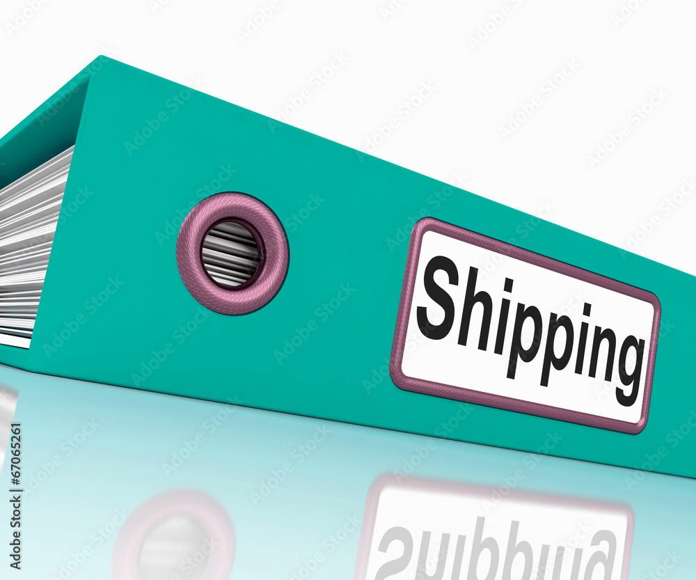 Poster shipping file means files document and organize