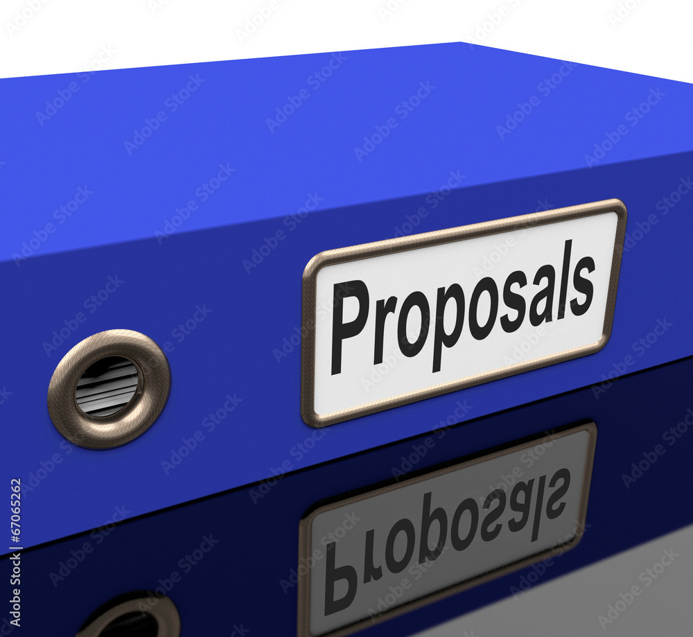 Poster file proposals means project management and administration