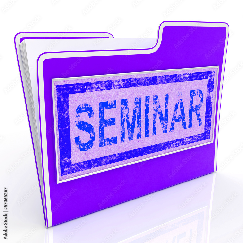 Poster file seminar shows speaker forums and document