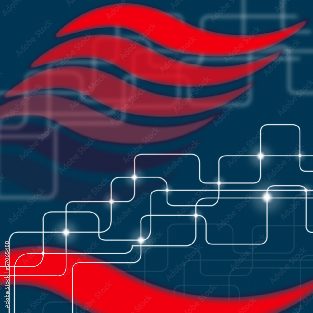 Poster electronic circuit indicates high tech and background