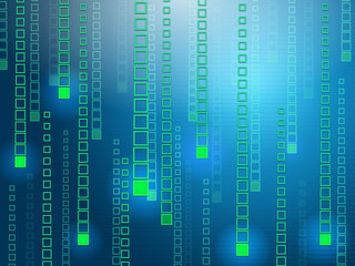 Fototapeta premium Matrix Background Means Light Burst And Glare