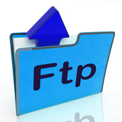 Ftp File Represents Transfer Files And Binder