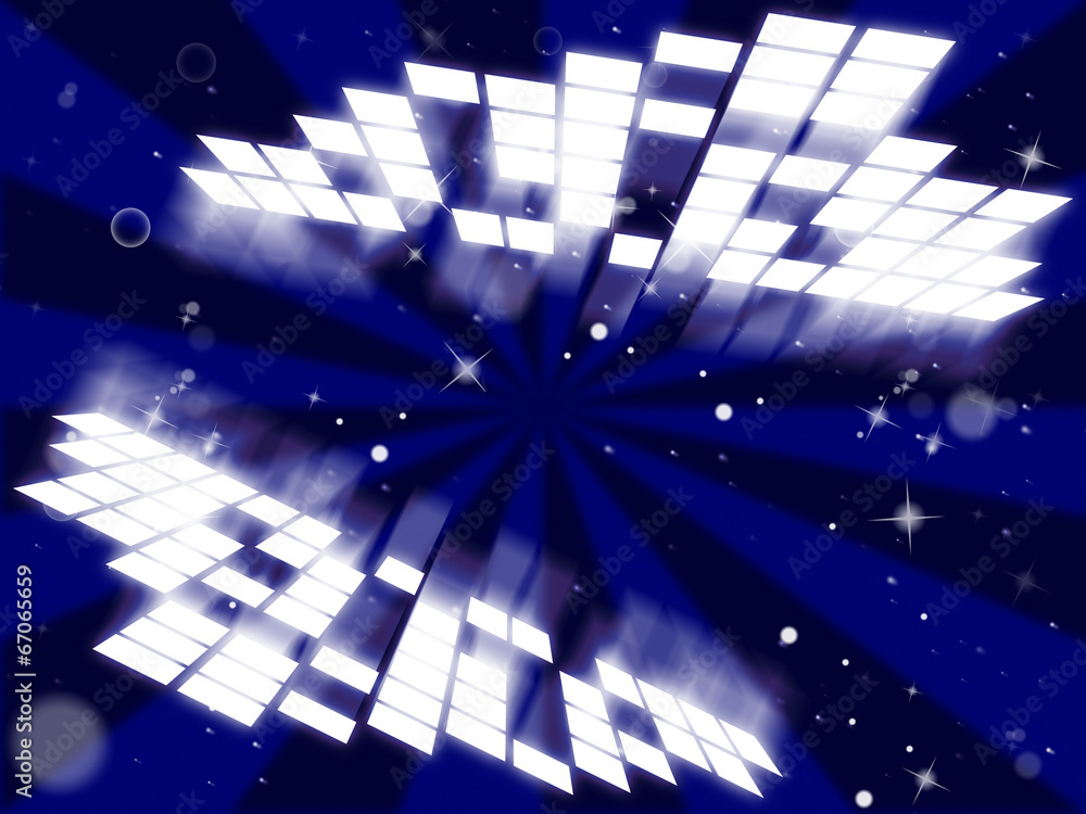 Poster zoom background shows deep space and backdrop