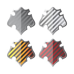 Fototapeta premium shield art illustration