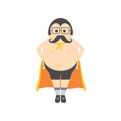 hero cartoon character