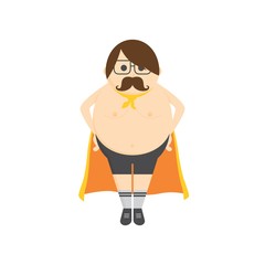 hero cartoon character