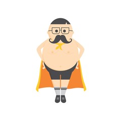 hero cartoon character