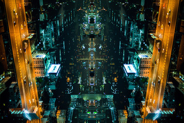 The abstract background from the vivid of lights