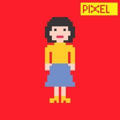 pixel character