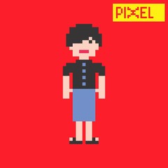 pixel character